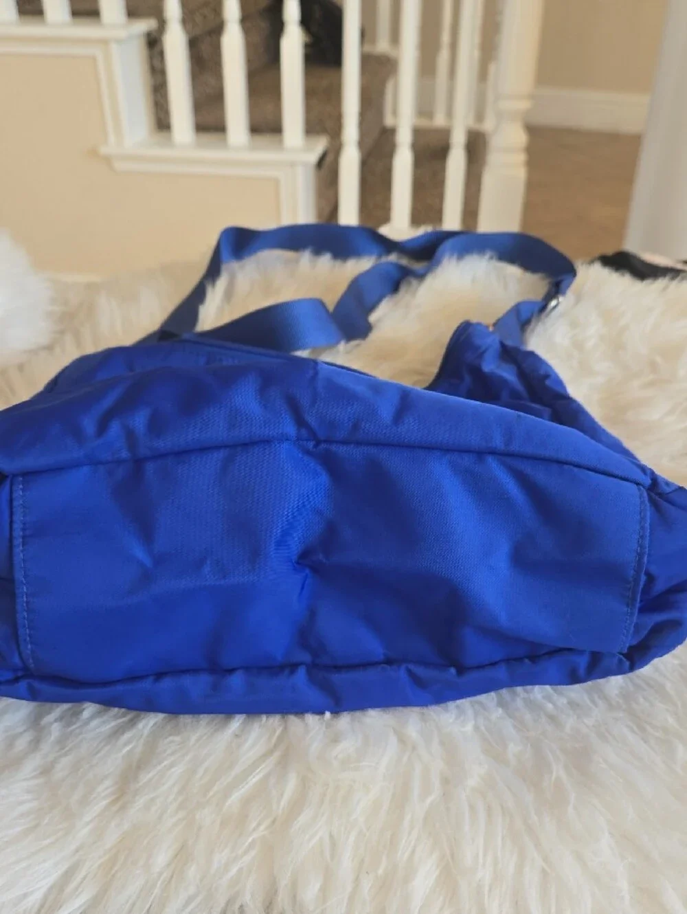 Baggallini Royal Blue Nylon Crossbody Bag - Picture 6 of 9